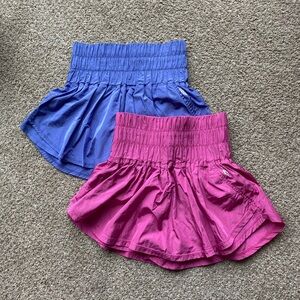 FP Movement The Way Home Skort Bundle Magenta Pink and Periwinkle Blue size XS
